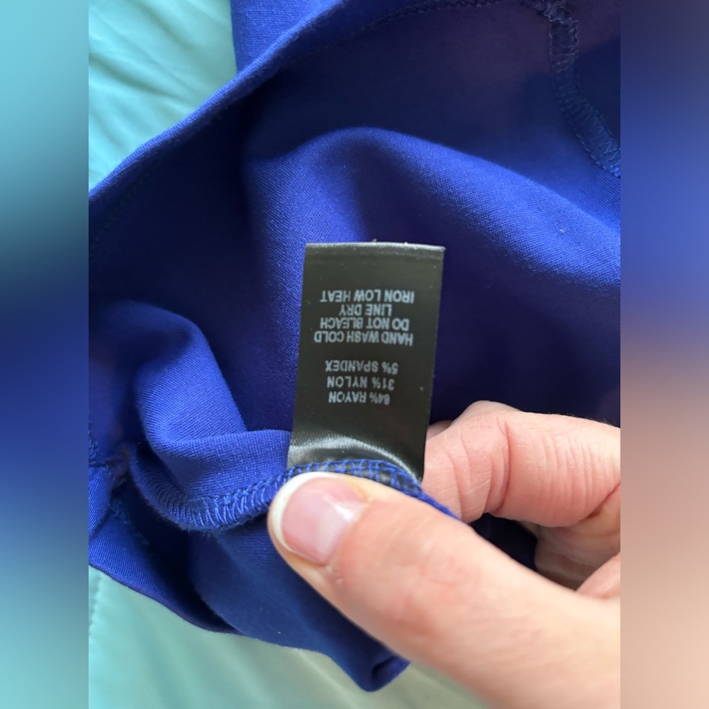 Lulus blue backless dress - Picture 4 of 6